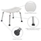 Flash Furniture 15" L, Plastic, White Bath & Shower Chair DC-HY3410L-WH-GG - alternate 7